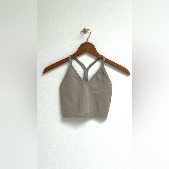 Set Active x OUAI Ribbed VNeck, Mercer Street, Small - Picture 2 of 4